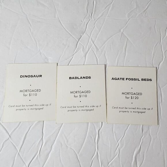 Monopoly National Parks Edition  Replacement Pieces cards as photographed - Picture 2 of 2